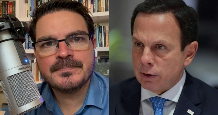 [VÍDEO] Constantino e Doria batem boca ao vivo e jornalista dispara: 