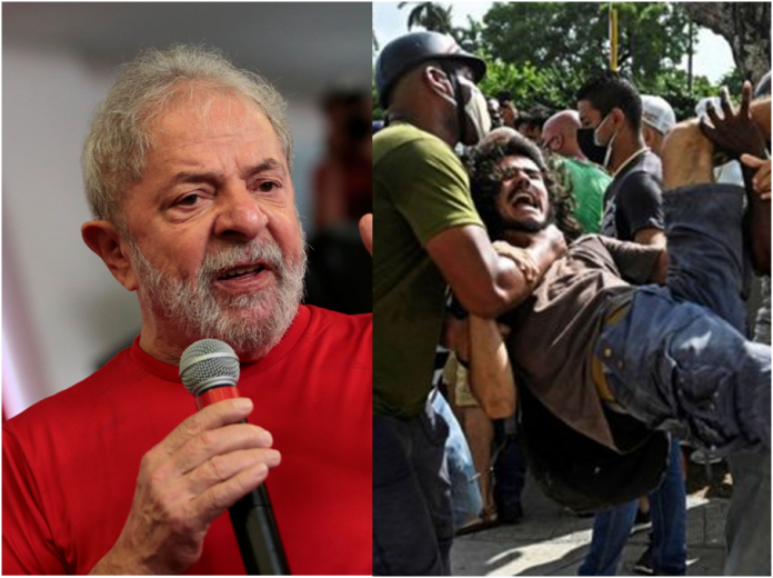 Lula defende o governo comunista de Cuba e chama protestos de mera 