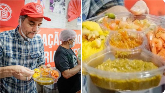 Wagner Moura come quentinha do MTST e vira alvo de críticas: 