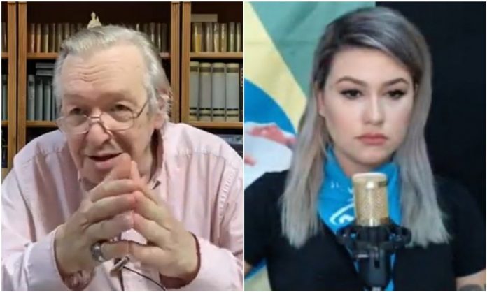 Olavo defende Sara e diz que apoiadores de Bolsonaro sofreram 